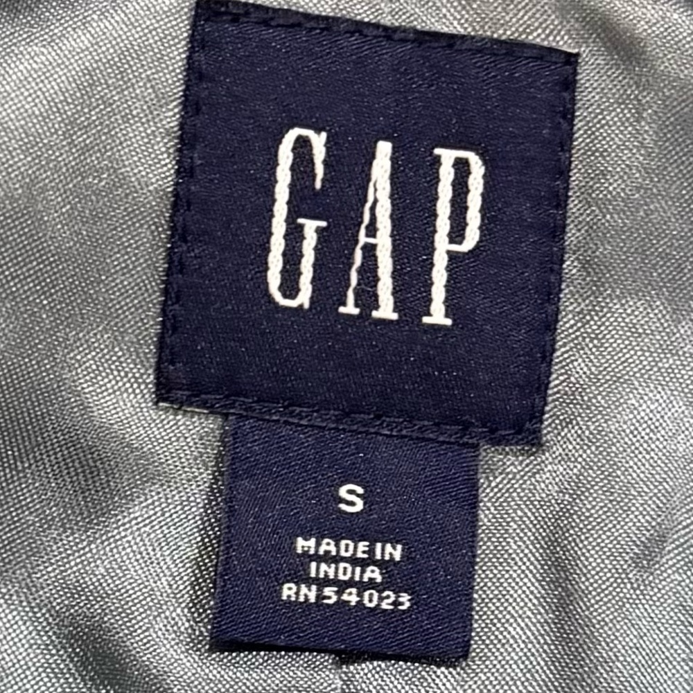 GAP Wool Light Blue Toggle Pea Coat Size S - Picture 2 of 6